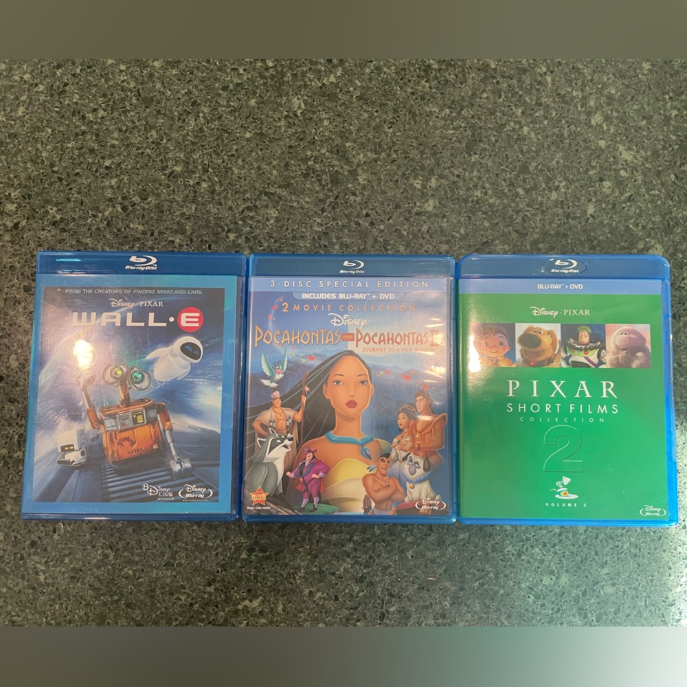 Disney Blu-rays 3 total
